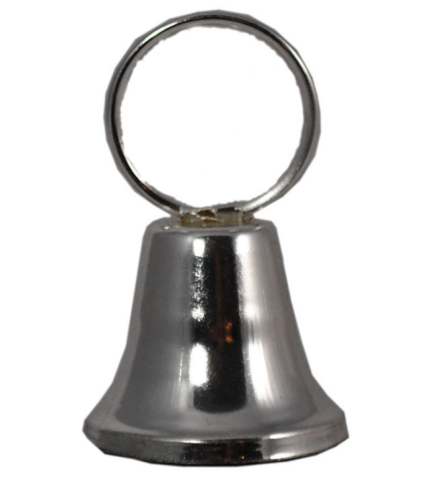 Christmas Silver Bell Decoration - Raindeer, Xmas Table, Santra Tree Deco